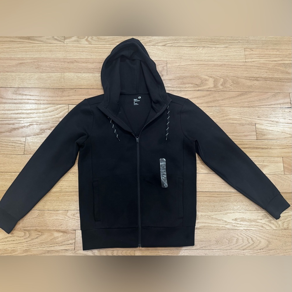 NWT GAP Factory Black Performance Hoodie